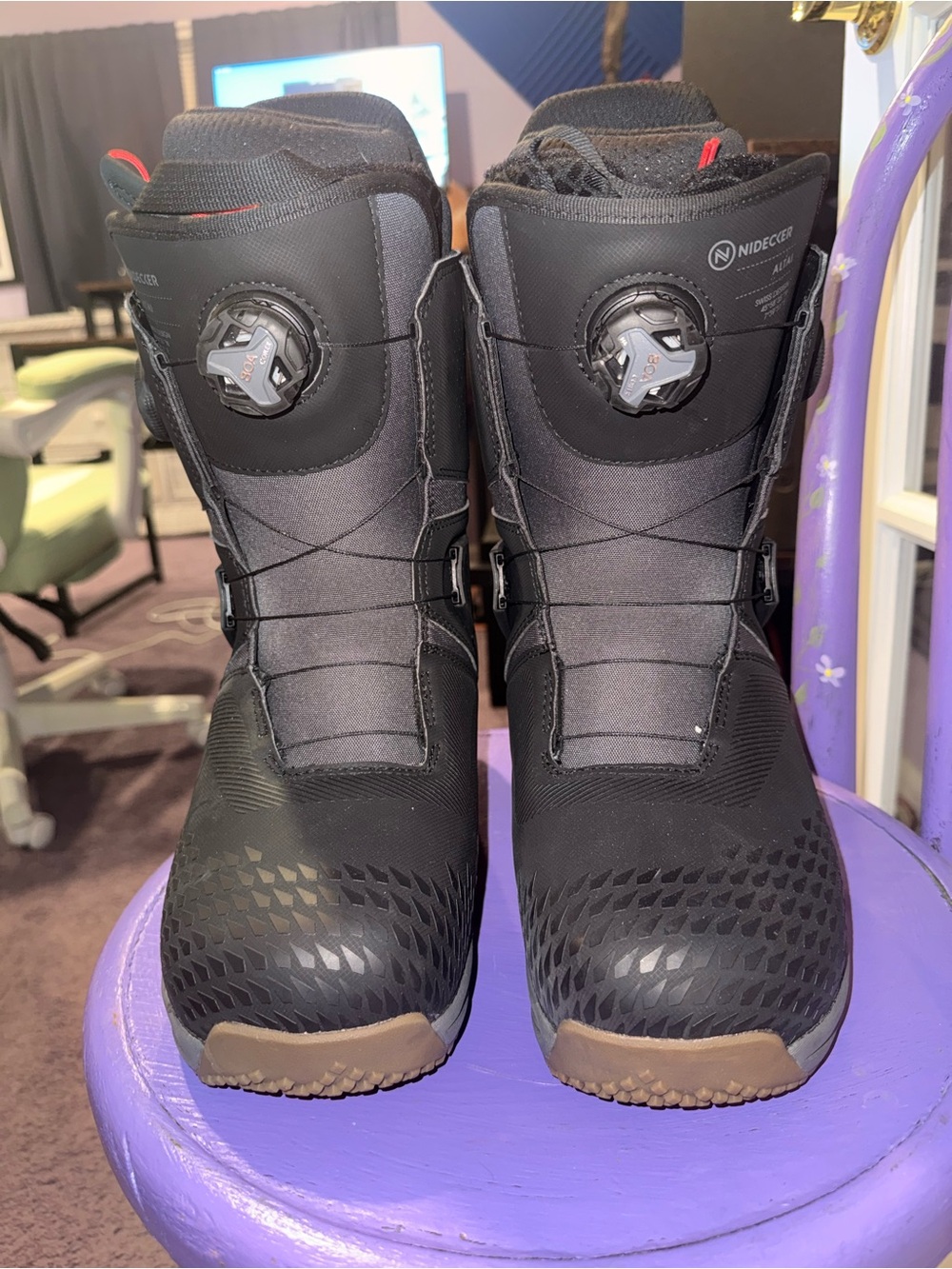 Nidecker Altai double Boa Men's Black Snow Boots new no tags
